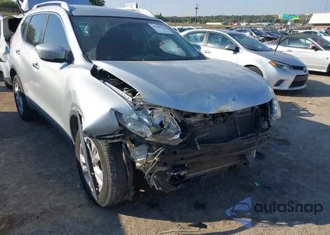 2015 Nissan Rogue Sv из США, поврежденный, VIN KNMAT2MV4FP544353
